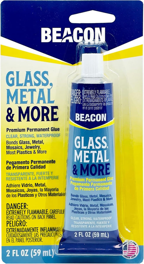 GLASS, METAL & MORE PREMIUM PERMANENT GLUE-2 OUNCE